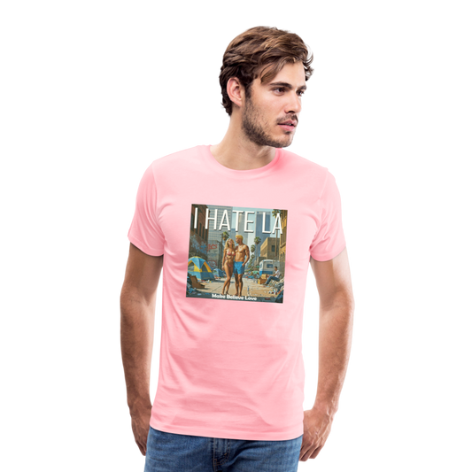 "I HATE LA" T-Shirt - pink